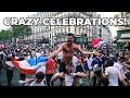 2018 WORLD CUP FINAL FRANCE vs. CROATIA IN PARIS! CRAZY CELEBRATIONS!