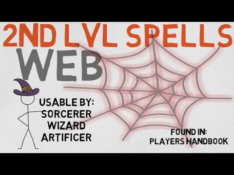 2nd Level Spell #77: Web (DnD 5E Spell)