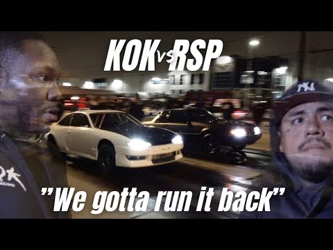 KOK Foxbody vs RSP 2jz 240 | ($10k Race)