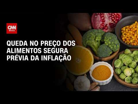 Preço de alimentos cai 0,66% em julho, aponta IPCA-15 | CNN 360°