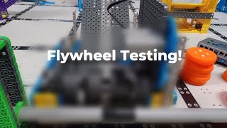 VEX IQ Slapshot Flywheel Testing!
