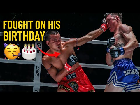 Muay Thai Fighter Went To WAR On His BIRTHDAY 😱 AGGRESSIVE Muay Thai Duel