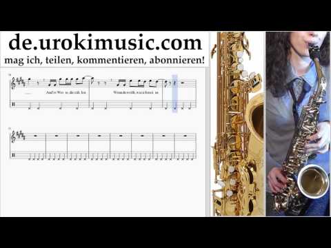 Saxophon Lernen (Alt) BONEZ MC & RAF CAMORA - AN IHNEN VORBEI Tabulatur Teil#2 um-995