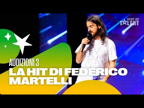 BELLO BELLO 👨🏻‍💼 la hit di Federico Martelli a Italia's Got Talent