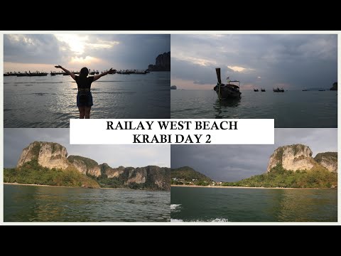 Explore the Secret Beauty of Railay West Beach | Thailand EP9 🌴 #thailand railay beach