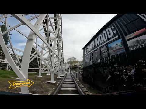 On-ride point of view of Jack Rabbit