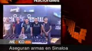 Policía Federal detiene a cinco sujetos con armas en Sinaloa