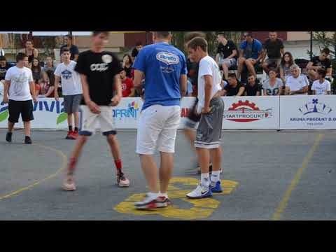 VIVIA 3x3 PRNJAVOR 2018: Savez srpske dijaspore Slovenije - Pekara Evita (11:4) ČETVRTFINALE PIONIRI