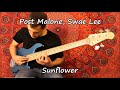 Post Malone Swae Lee Sunflower Solo Bass Arrangement With Tabs