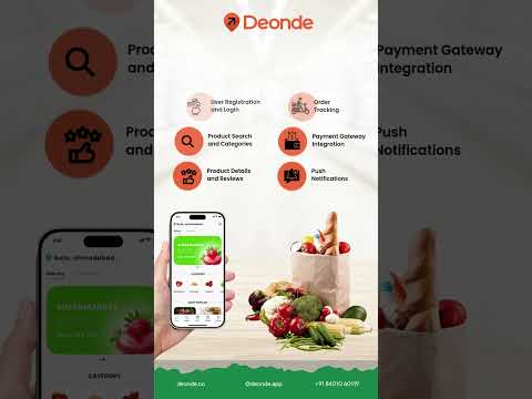 How to Create a Grocery Delivery App | Features to Boost Your Grocery store Business | Deonde
