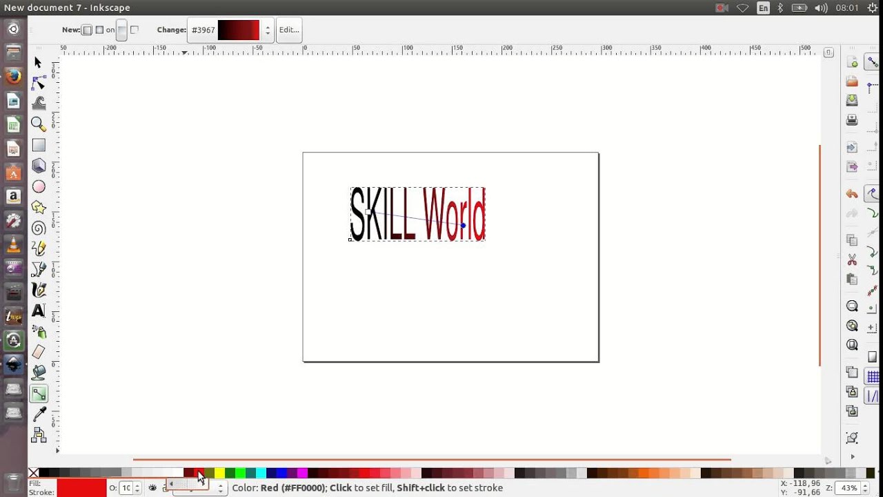 Inkscape Gradient Tutorial by SKILL WORLD