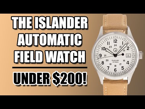 🏝The PERFECT Automatic Field Watch under $200! | Islander ISL-40 Review | Island Watch Co. 🏝