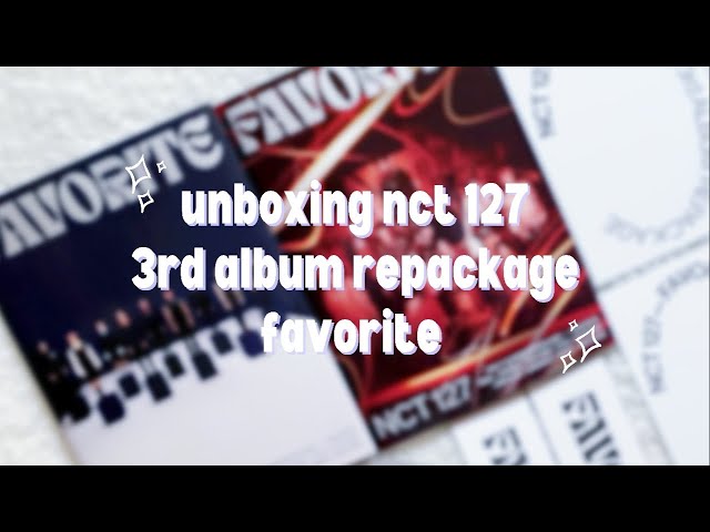Vídeo relacionado con NCT 127 The 3rd Album Repackage [ FAVORITE ] - ( CATHARSIS Ver ) Photobook + CD-R + Pendant Card + Postcard + Bookmark + Photo Card + OFFICIAL POSTER