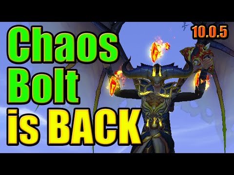 Chaos Bolt is BACK Destruction Warlock Battleground 10.0.5 Dragonflight World of Warcraft PvP