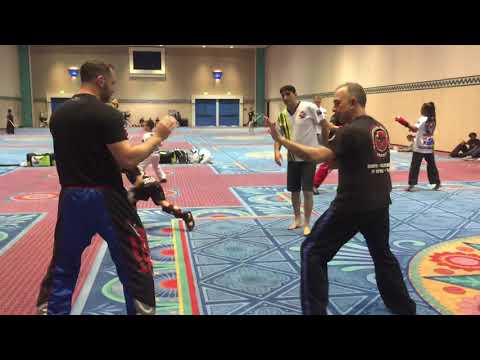 Ross Levine and Paul Zadro point fighting skills ISKA US Open Martial Arts Championships 2018