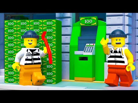 LEGO City ATM Robbery Fail - The Homeless