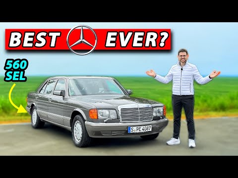 Why this Mercedes W126 was considered the best car in the world! S-Class 560 SEL V8 driving REVIEW