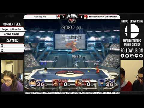 Smash @ TTH - Pikmon | Aki Vs. ThunderzReiGN | The Doctor - Project + Doubles - Grand Finals