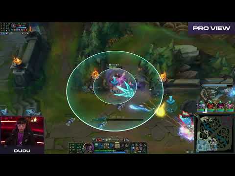 DuDu Ksante takes Kyeahoo Ahri to another country Pro View | KDF vs DRX | LCK Summer Week 1 Day 2