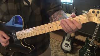 Crimson Glory - In Dark Places - PPG Guitar Lesson by Mike Gross