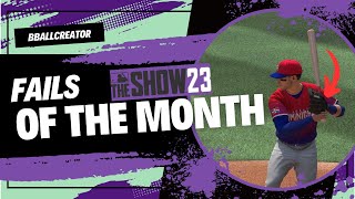 Best Fails and Funny Moments of the Month MLB The Show 23 #1