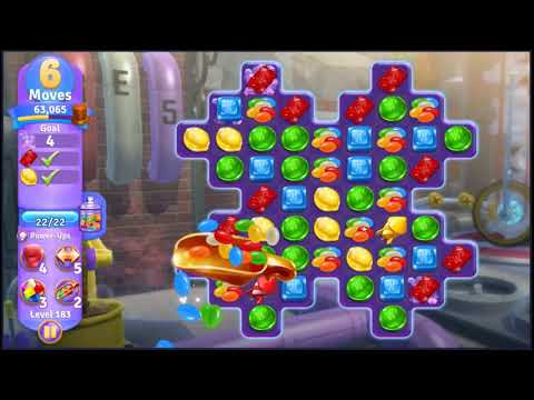 Wonka's World of Candy Level 183 - NO BOOSTERS + FULL STORY 🍫 | SKILLGAMING ✔️