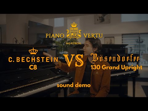 Bösendorfer 130 Grand Upright VS C.Bechstein C8 - 2 of the Best Uprights in the World