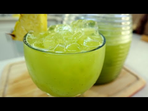 RECETA de Agua FRESCA de Pepino con piña ¡Olvídate del calor!