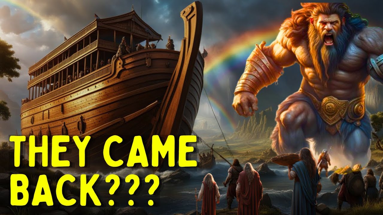 How did the Nephilim giants survive the devastating flood?