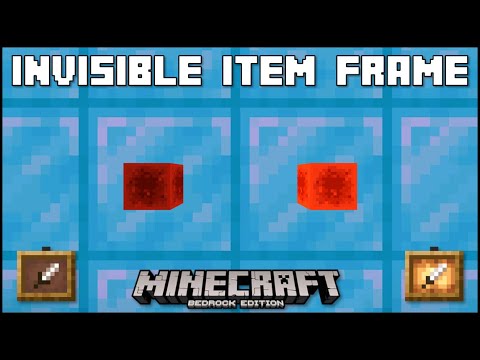 MaxStuff - Minecraft Bedrock - How To Get Invisible Item Frames (Windows 10)
