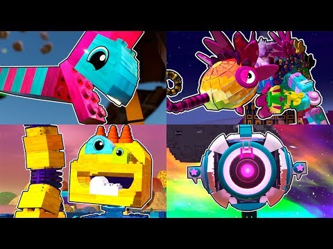 ALL BOSS BATTLES in The LEGO Movie 2 Videogame. Lego Movie 2 All Aliens Boss Fights