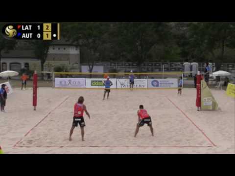 Samoilovs Smedins LAT vs Kunert Dressler AUT   Beach volleyball Men Antalya Open 2016