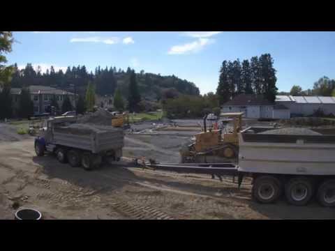 Office building construction time lapse video 6 (4K UHD)