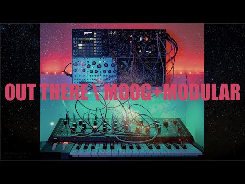 Out There //  Ambient Synth Jam with Moog Grandmother and Modular Synth/Rings/Beads\Morphagene
