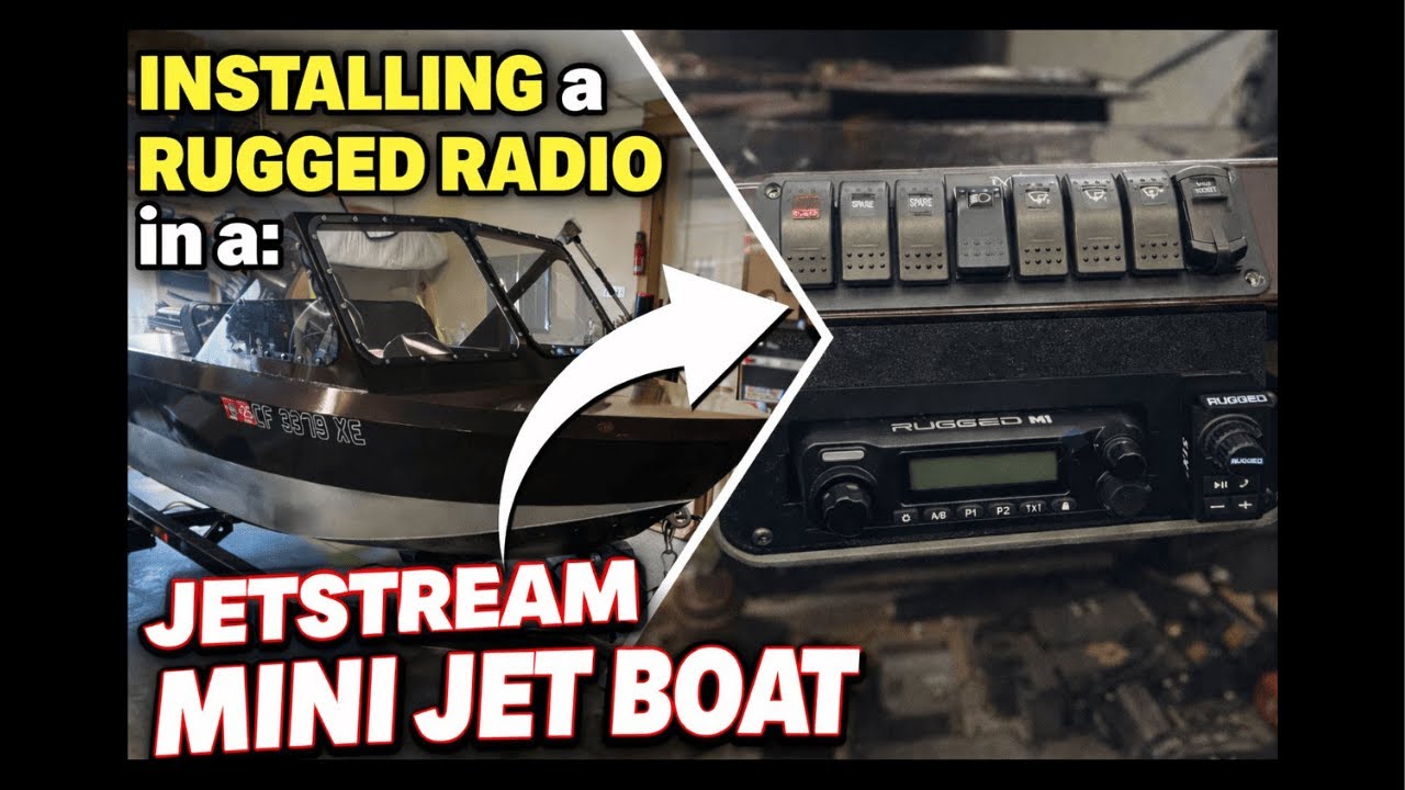 Mini Jet Boat Rugged Install