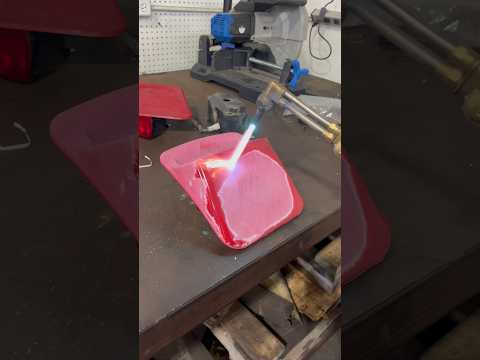 Burning￼ plastic to look like new!