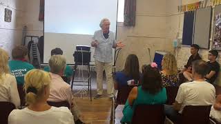 Kit Williams at the Official Opening of Taunton Literary Festival