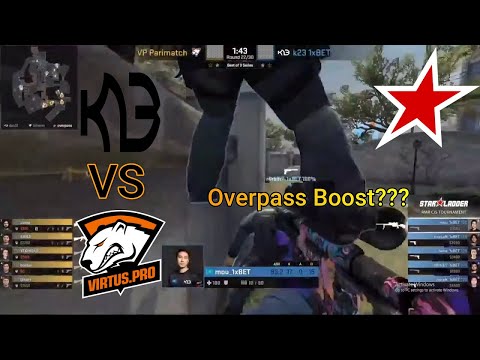 StarLadder CIS RMR 2021 | K23 VS Virtus.Pro | Overpass Highlight | CSGO 30 Juni 2021
