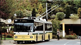 preview picture of video 'TROLLEYBUSES IN NEUCHATEL 2013 LINES 7 AND 8 / TROLLEYBUS NECHATELOIS LIGNES 7 ET 8'
