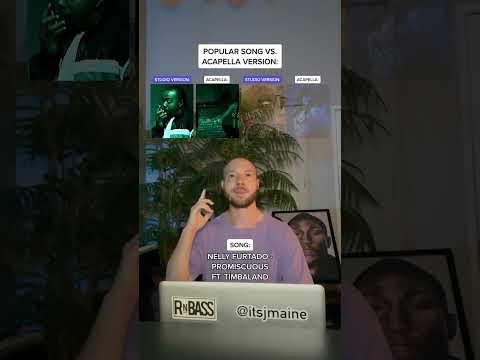 Popular Song Vs. Acapella Version: Nelly Furtado “Promiscuous” ft. Timbaland #shorts #acapella