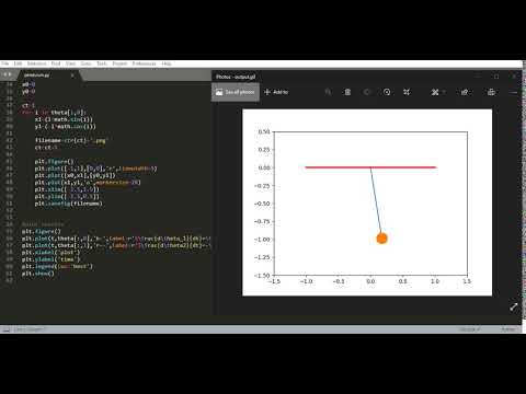 Solving Second Order Odes Using Phython Simple Pendulum