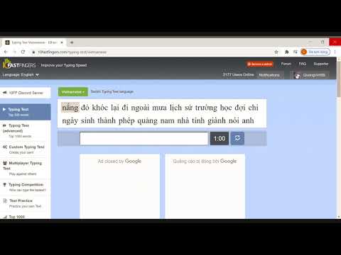 Cách hack 10FastFingers