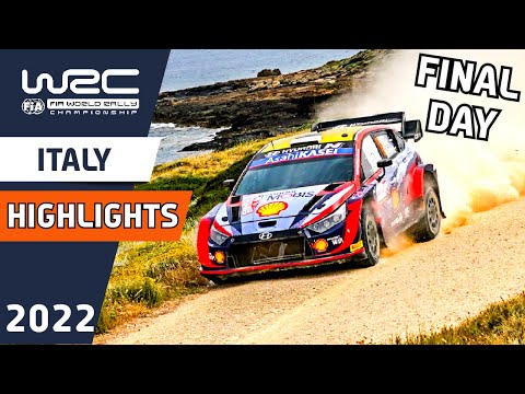 WRC Rally Highlights : Rally Italia Sardegna 2022 - Final Day - Morning