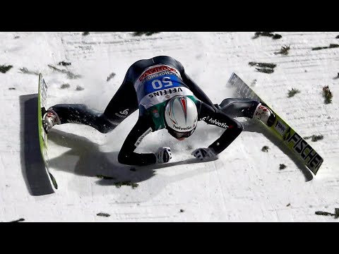 Crazy Ski Jumping Crashes!