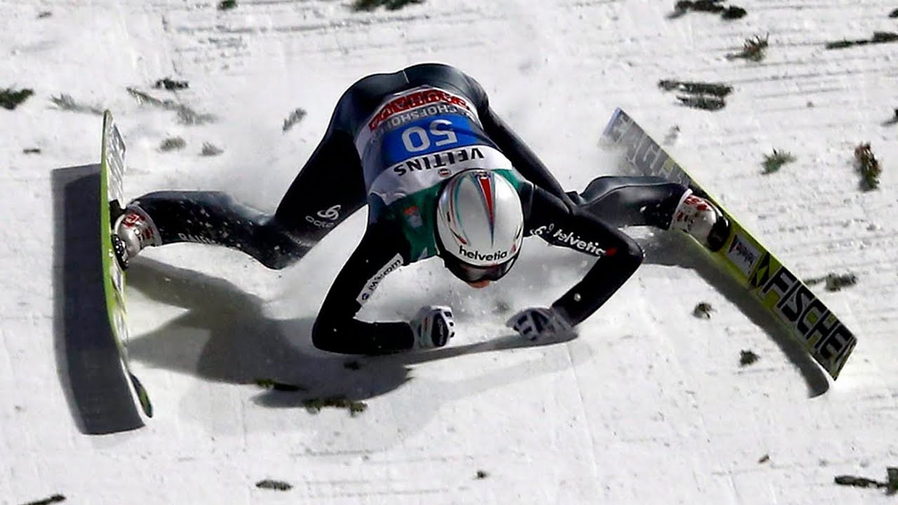 Crazy Ski Jumping Crashes!