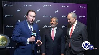 WATCH: Micron CEO, Senate Leader talk about CHIPS funding with NewsChannel 9's Andrew Donovan