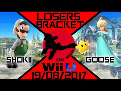 Bair Smash 16 Losers Round 2 - BS | Shokii (Luigi) Vs. Goose (Ganon, Luigi, Rosalina) - Smash Wii U