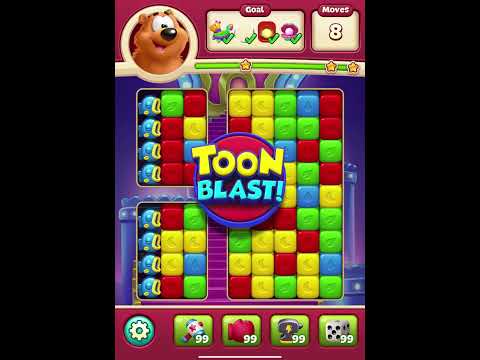 TOON BLAST Levels 2480 - 2486 [No Boosters]