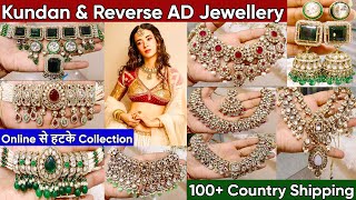 Exclusive Bridal Reverse AD Kundan Jewellery Collection 2026 | Premium Quality Wedding Jewellery