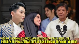 Download lagu LESTI DAPAT UCAPAN SPESIAL DARI PRESIDEN FILIPINA SETELAH DUETNYA DGN KIER KING TRENDING1 YOUTUBE mp3